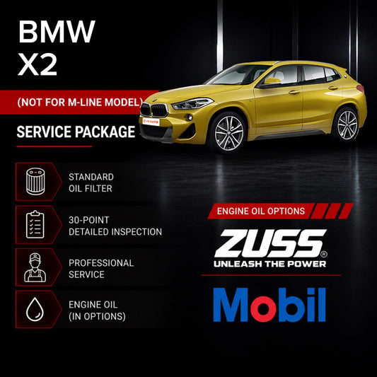 BMW X2 (F39) Engine Oil Service Package - Include Oil Filter & Labour Fee
