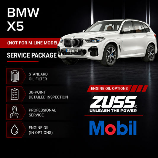 BMW X5 Engine Oil Service Package - Include Oil Filter & Labour Fee