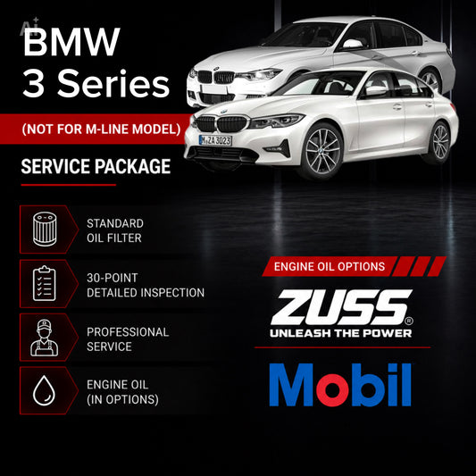 BMW 3 Series Engine Oil Service Package - Include Oil Filter & Labour Fee