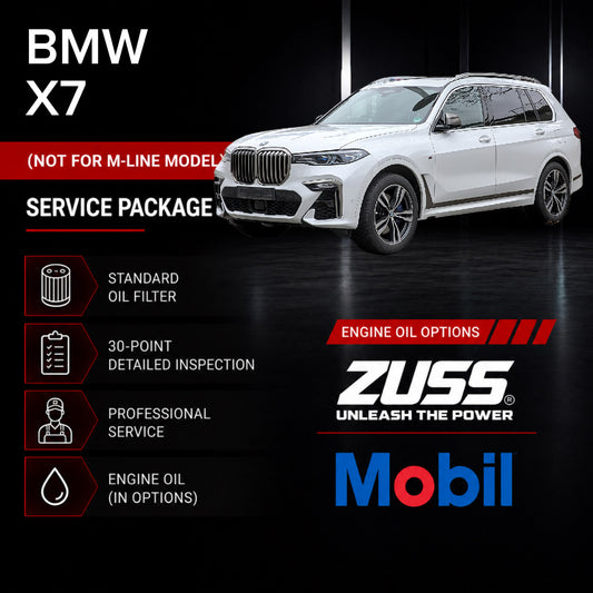 BMW X7 Engine Oil Service Package - Include Oil Filter & Labour Fee