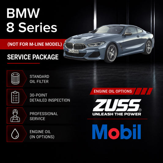 BMW 8 Series Engine Oil Service Package - Include Oil Filter & Labour Fee