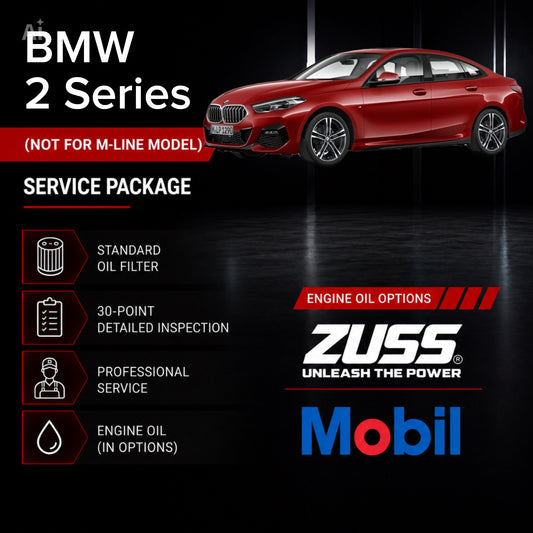 BMW 2 Series Engine Oil Service Package - Include Oil Filter & Labour Fee