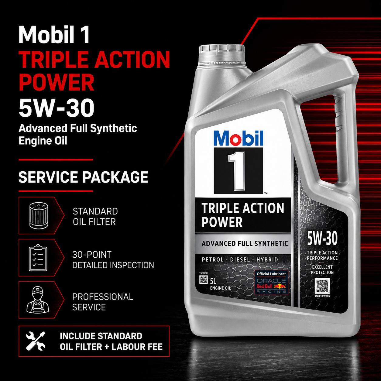 Merc C-Class Engine Oil Service Package - Include Oil Filter & Labour Fee