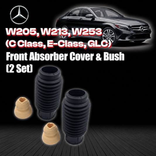 (C-Class, E-Class, GLC) Front Absorber Cover & Bush W205, W213, W253 - 2 Set